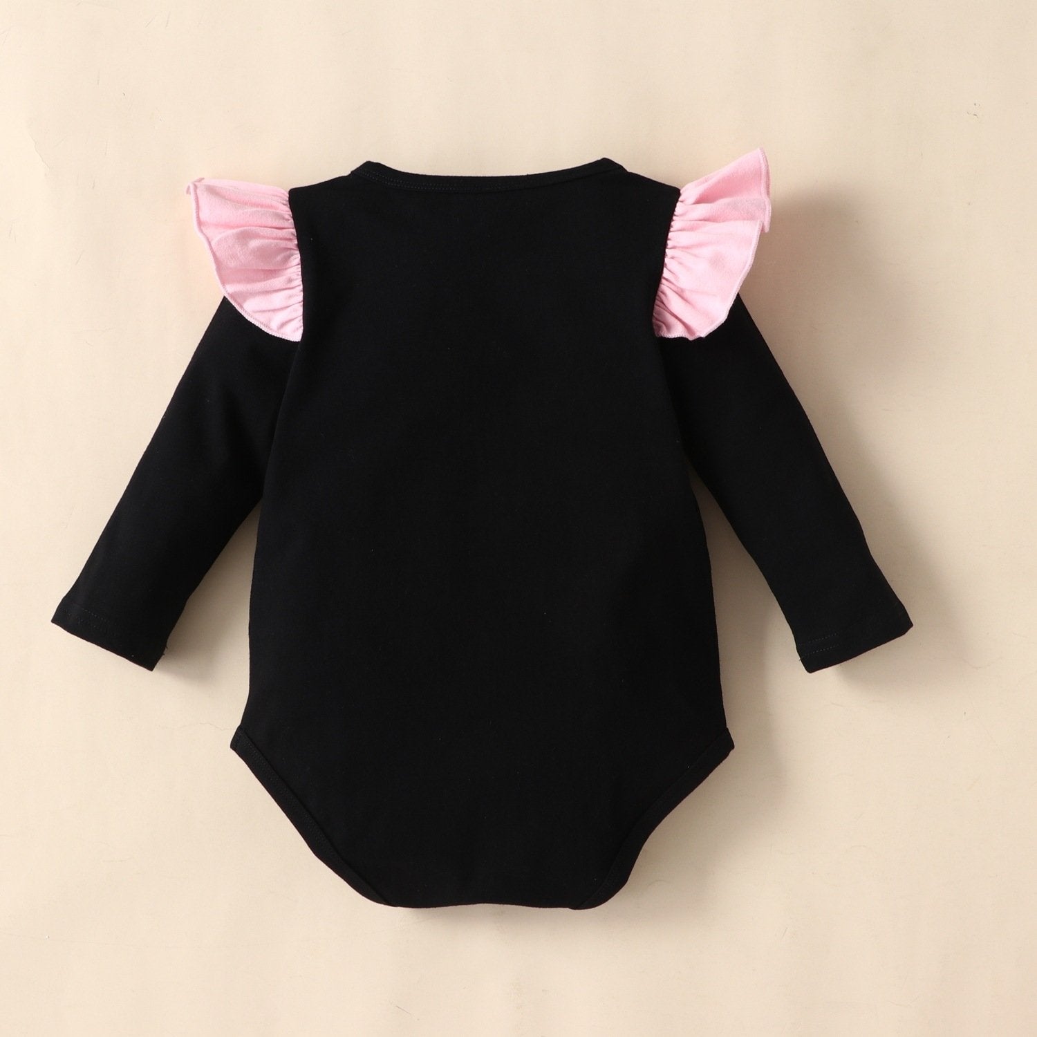 Baby Girls Long Sleeve Cartoon Letter Prined Romper & Skirt & Headband Wholesale Baby Clothes