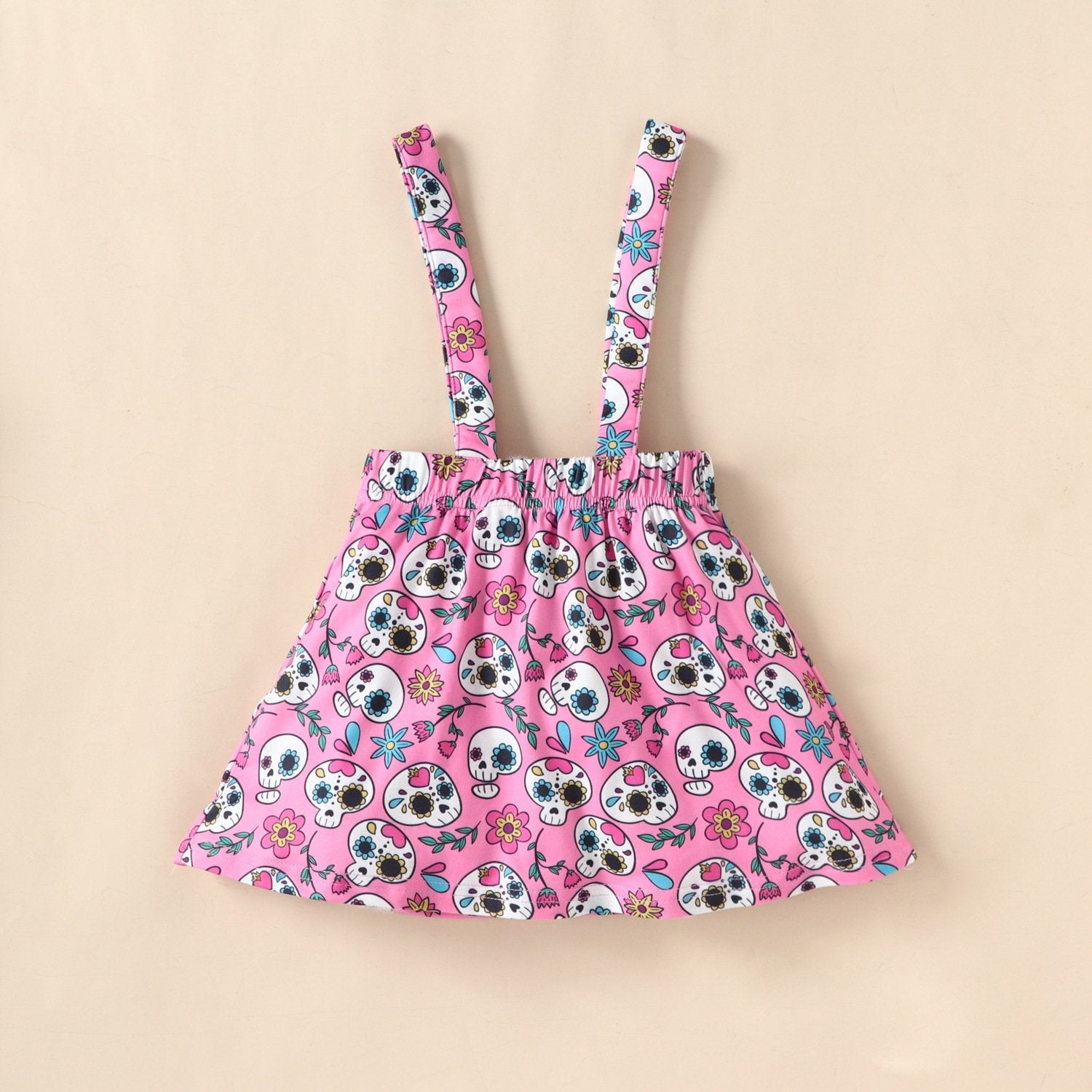 Baby Girls Long Sleeve Cartoon Letter Prined Romper & Skirt & Headband Wholesale Baby Clothes