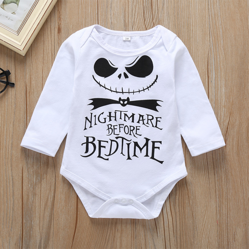 Baby Boys Long Sleeve Cartoon Letter Printed Romper & Striped Pants & Hat Wholesale Baby Clothes