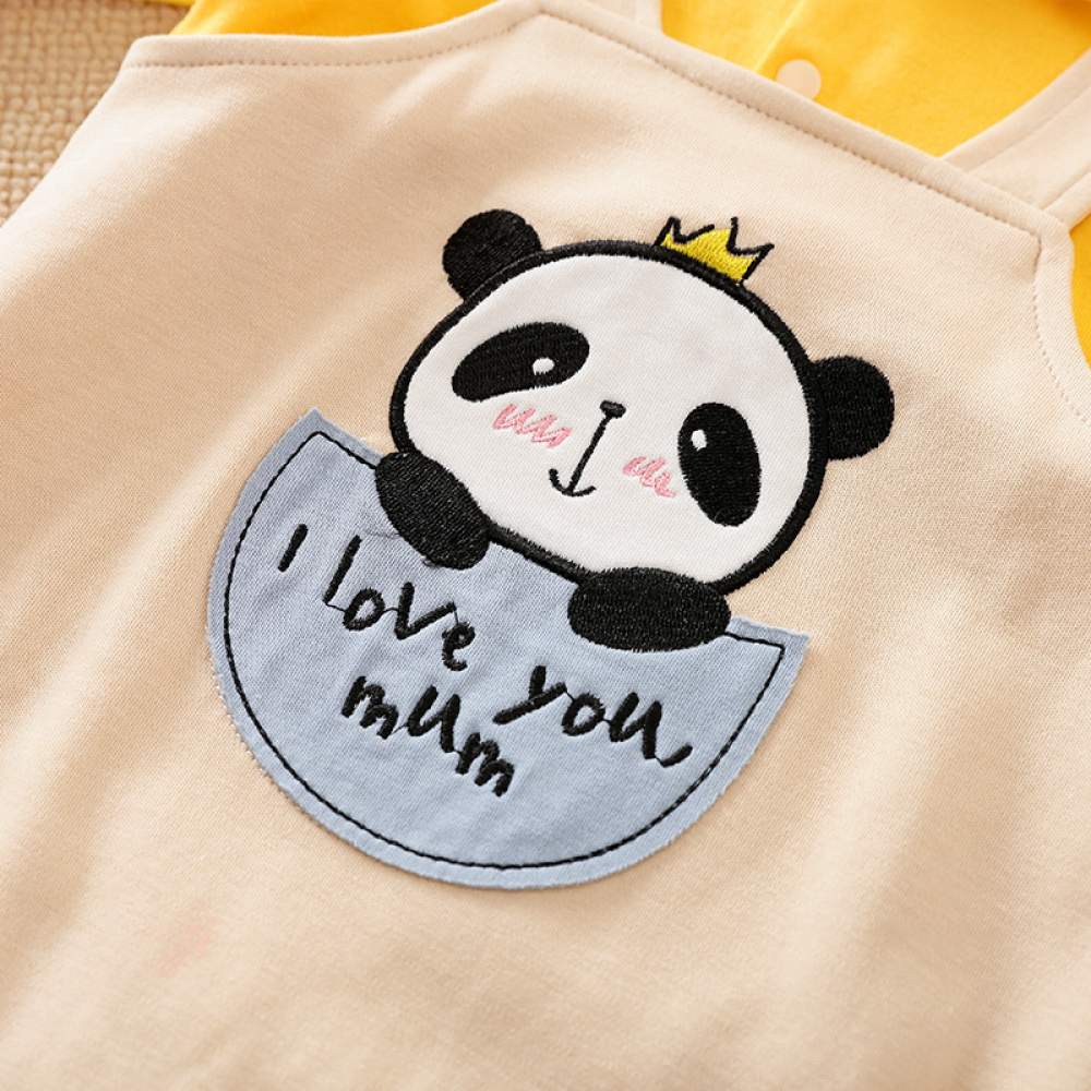 Baby Long Sleeve Cartoon Printed Romper Wholesale Baby Clothes