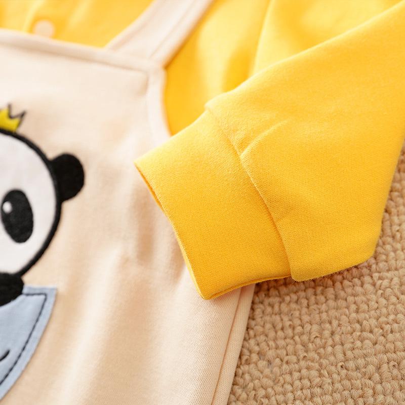 Baby Long Sleeve Cartoon Printed Romper Wholesale Baby Clothes