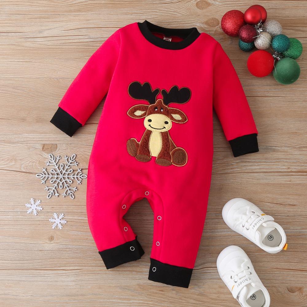 Baby Long Sleeve Cartoon Romper wholesale baby clothing