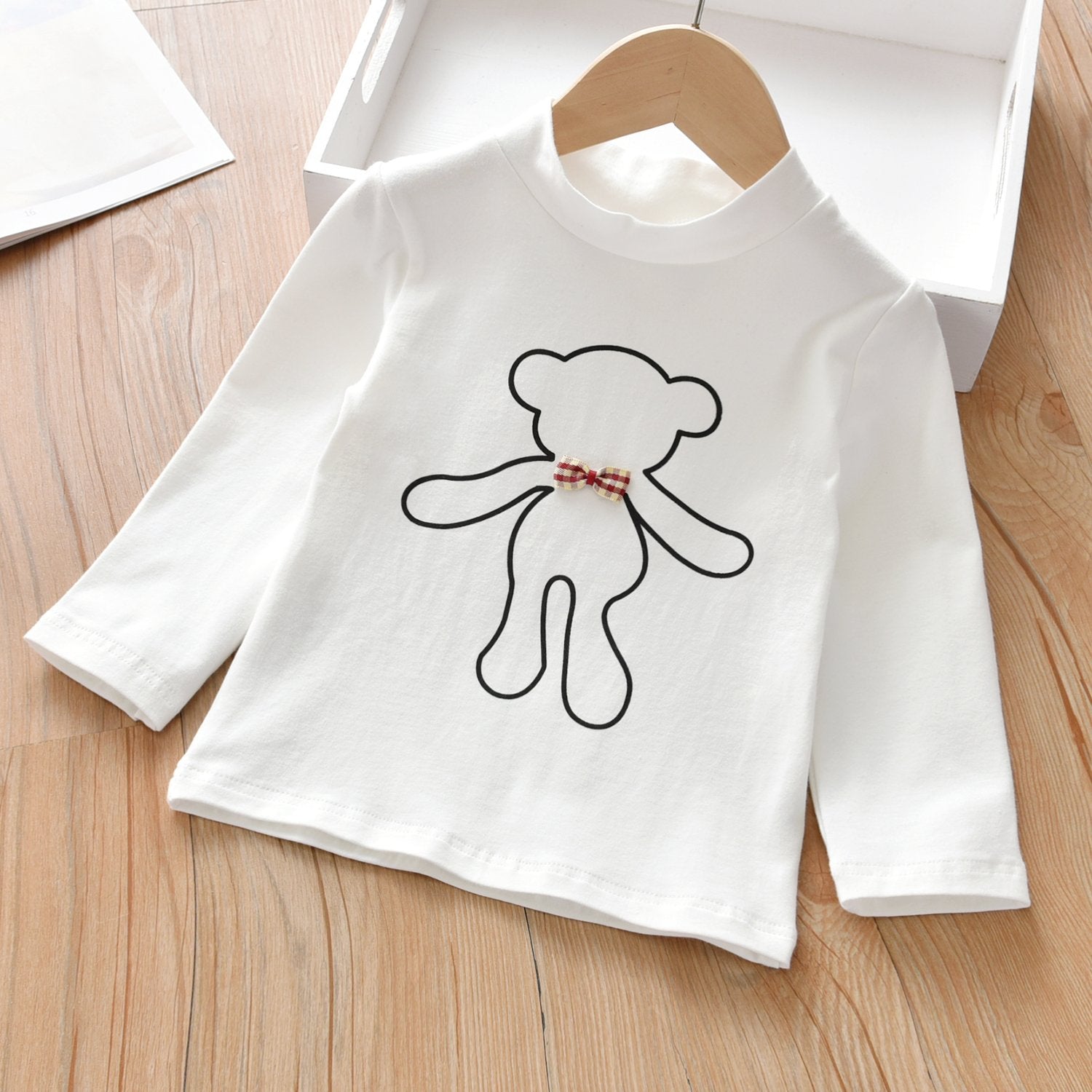 Girls Long Sleeve Cartoon T-shirt wholesale kids clothing