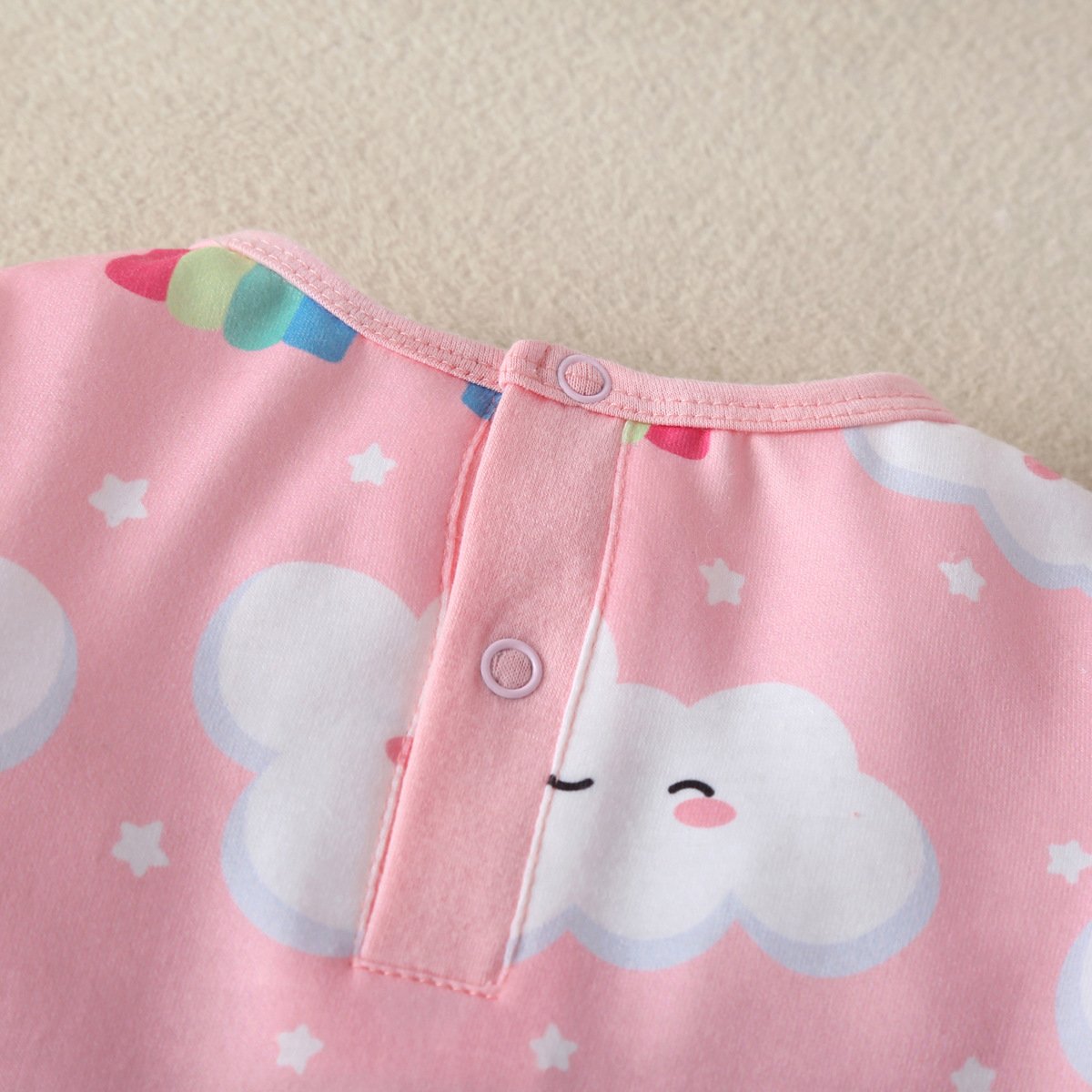Baby Girls Long Sleeve Cute Cartoon Printed Romper baby clothes wholesale distributors