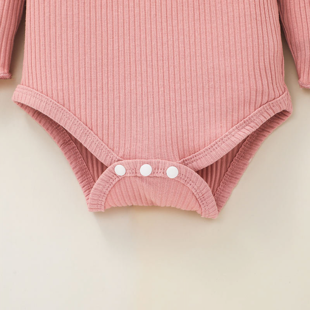 Baby Girls Long Sleeve Doll Collar Romper Wholesale Baby Clothes