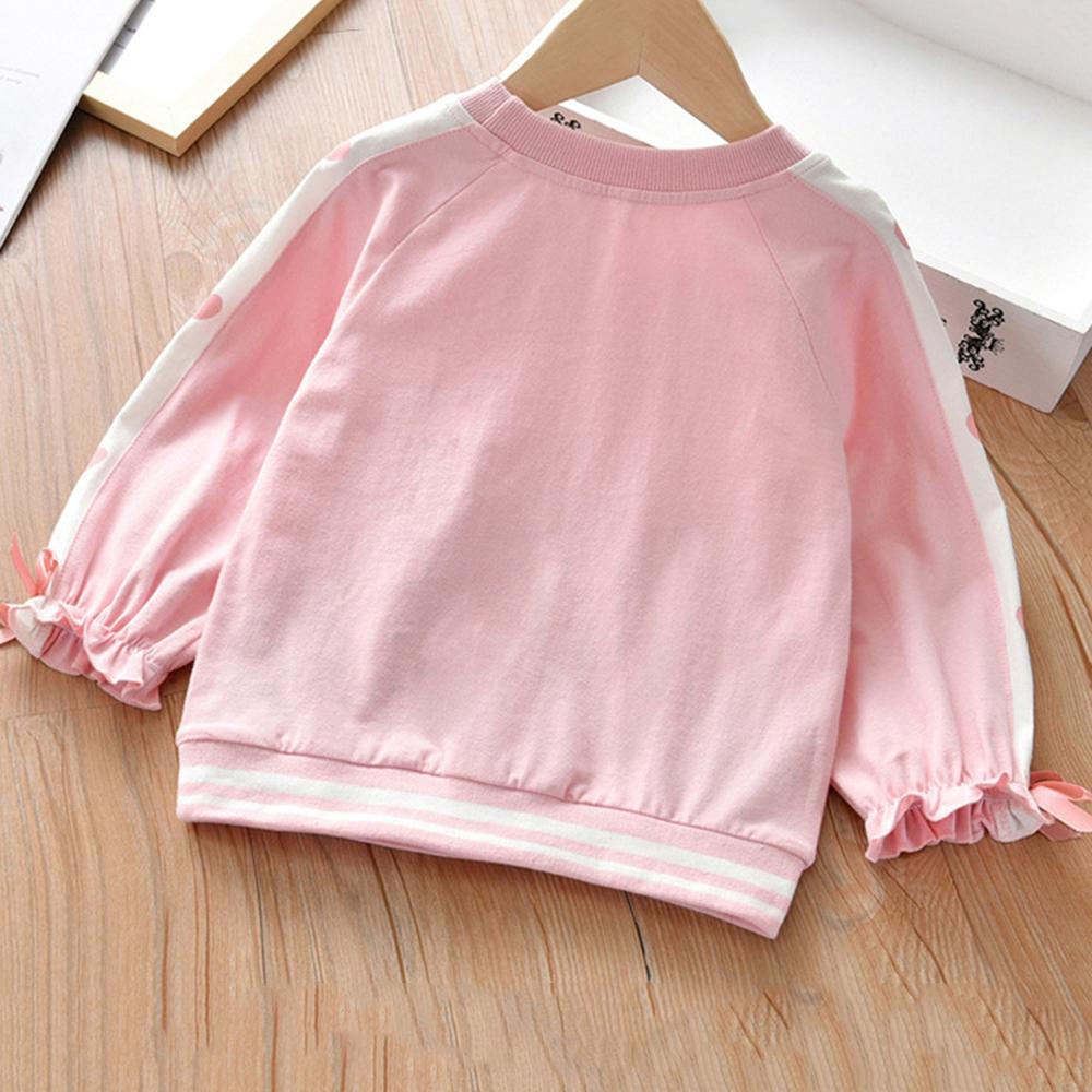 Girls Long Sleeve Floral Printed T-shirt children wholesale clothing