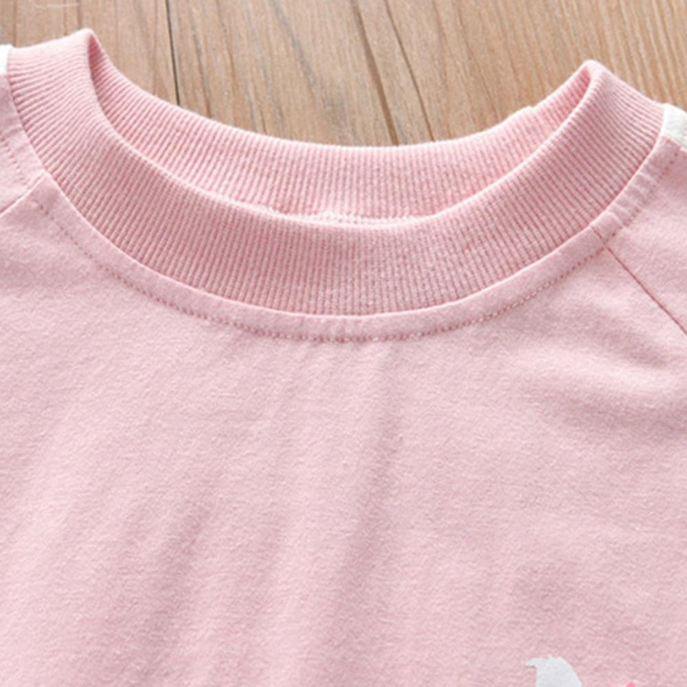 Girls Long Sleeve Floral Printed T-shirt children wholesale clothing