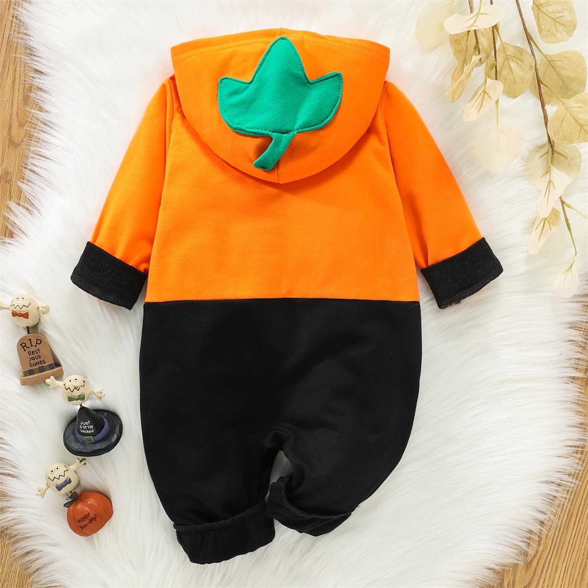 Baby Long Sleeve Halloween Hooded Romper wholesale baby clothing