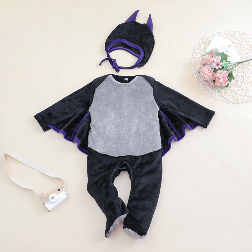 Baby Boys Long Sleeve Halloween Romper & Hat baby clothes wholesale