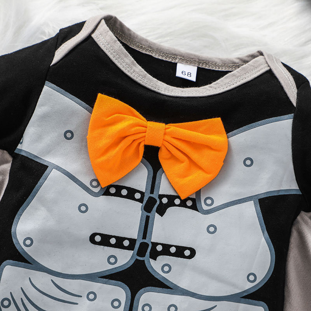 Baby Boys Long Sleeve Halloween Romper & Hat baby wholesale clothing