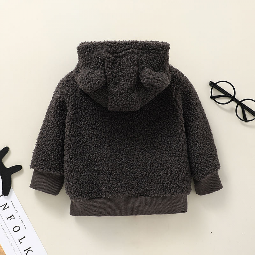 Baby Boys Long Sleeve Hooded Cute Jacket baby wholesale clothing