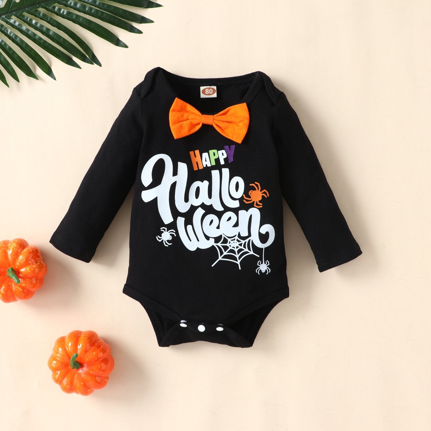 Baby Boys Long Sleeve Letter Cartoon Printed Romper & Jumpsuit & Hat baby clothes wholesale