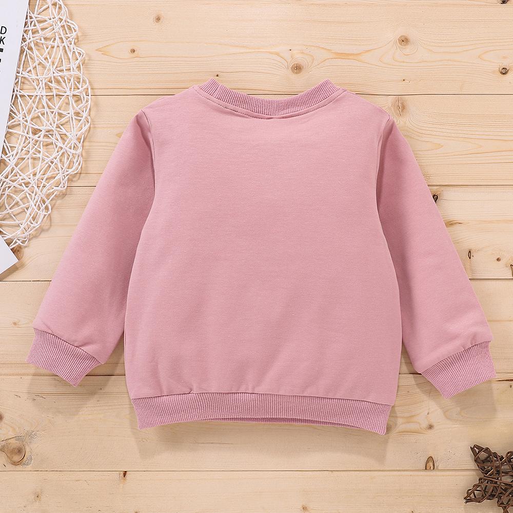 Girls Long Sleeve Letter Printed Casual Top quality children's clothing wholesale