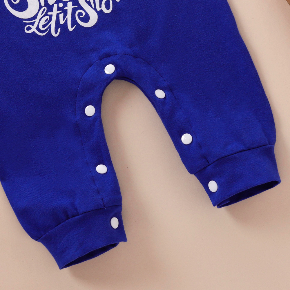 Baby Long Sleeve Letter Printed Romper Wholesale Baby Clothing