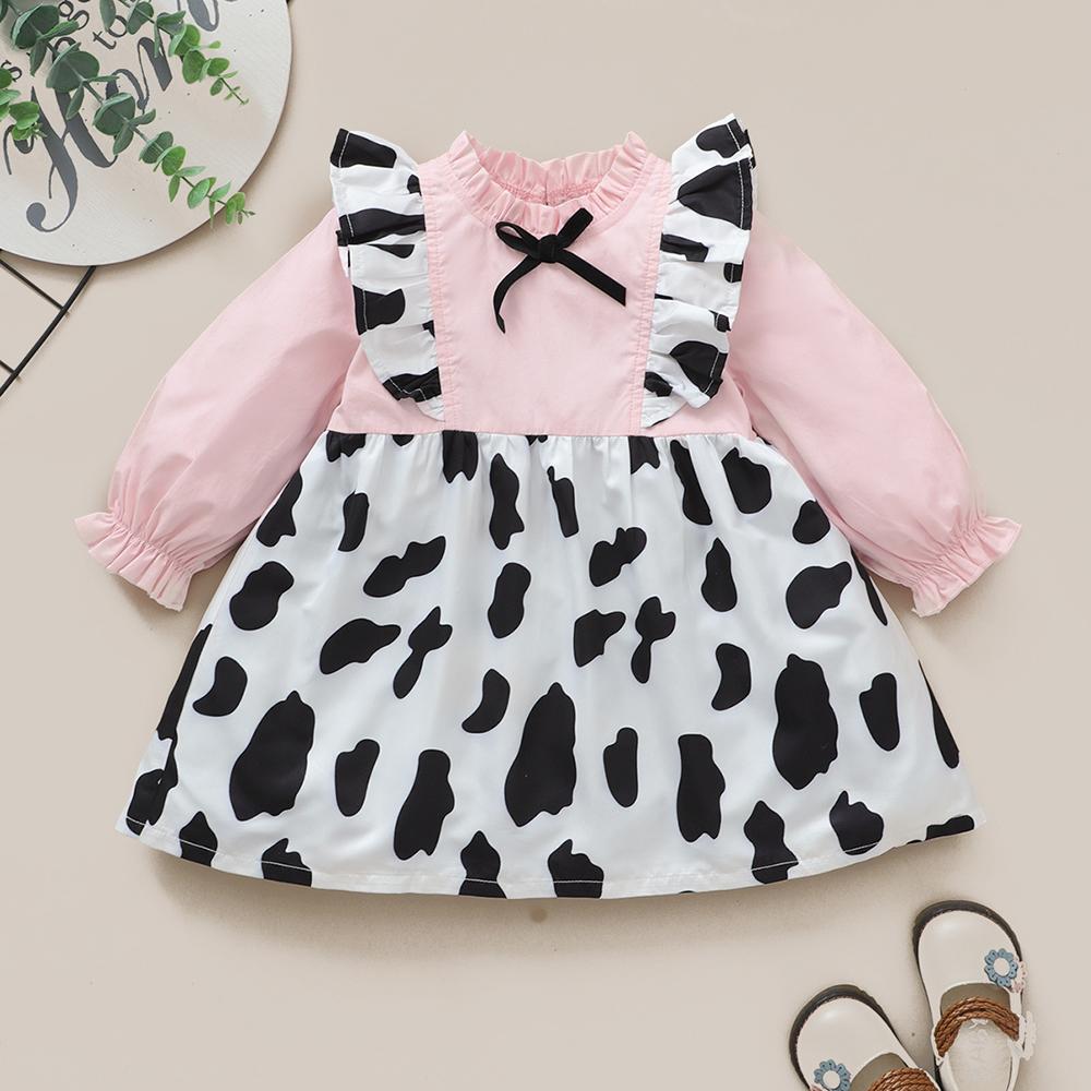Baby Girls Long Sleeve Princess Dress baby clothing wholesale