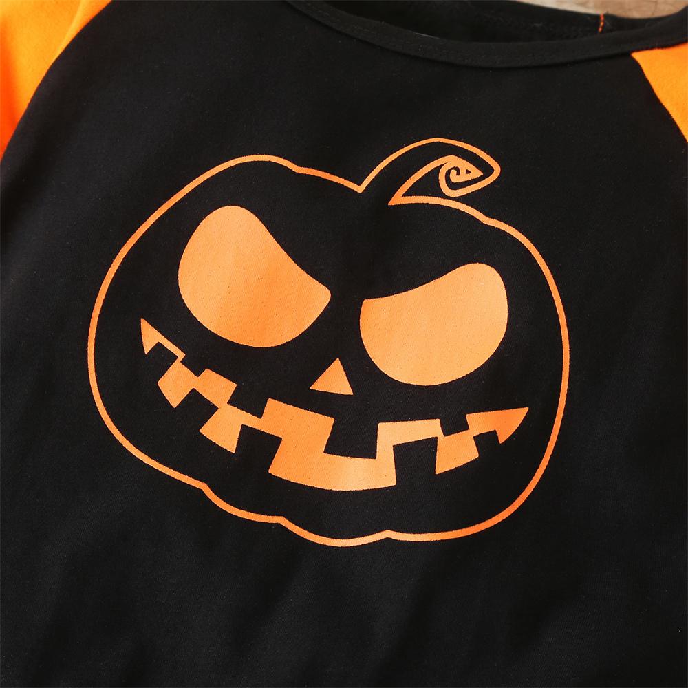 Baby Long Sleeve Pumpkin Printed Romper Wholesale Baby Clothes