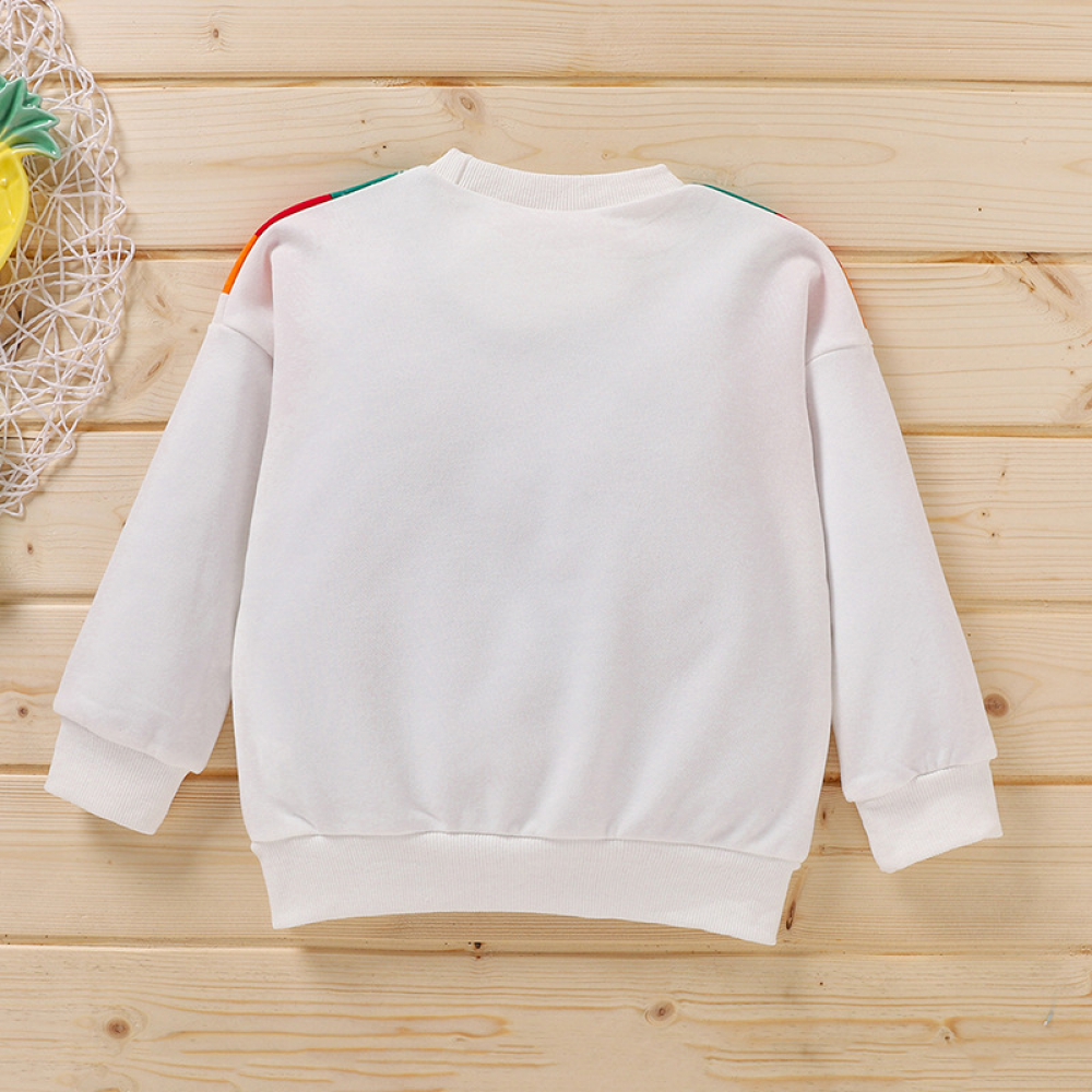 Girls Long Sleeve Rainbow T-shirt wholesale kids clothing