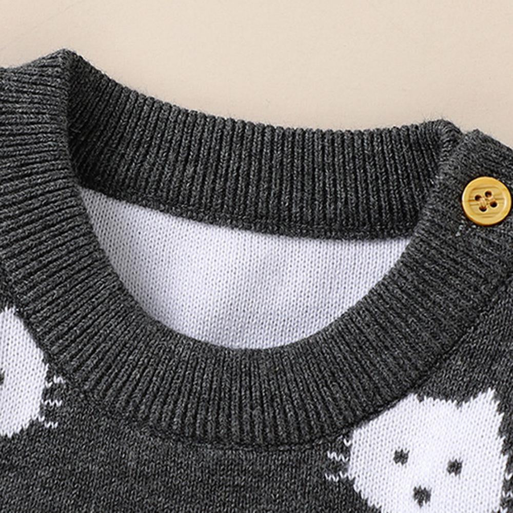 Baby Long Sleeve Romper Cartoon Sweater wholesale baby