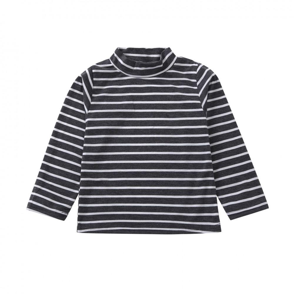 Girls Long Sleeve Striped Casual T-shirt trendy kids wholesale clothing