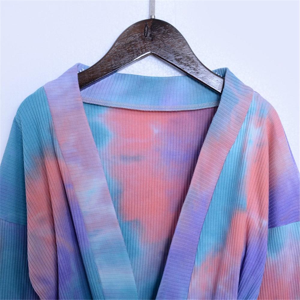 Girls Long Sleeve Tie Dye Cardigan Bow Jacket Wholesale Girl Clothing