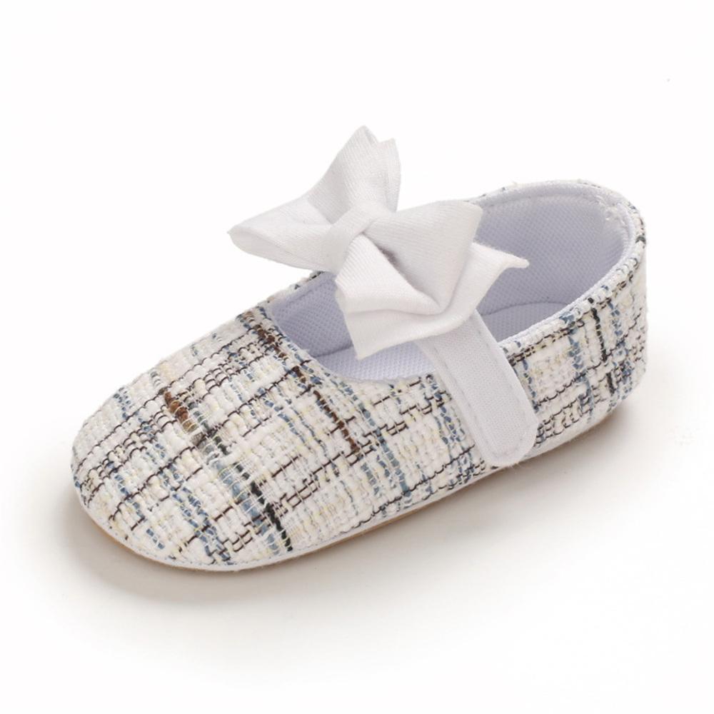 Baby Girls Magic Tape Bow Decor Shoes Wholesale Children'S Shoes Usa