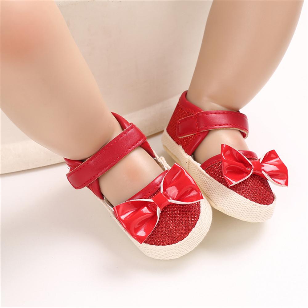 Girls Magic Tape Bow Decor Sandals Girls Shoes Wholesale