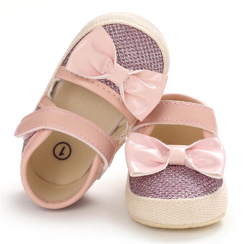 Girls Magic Tape Bow Decor Sandals Girls Shoes Wholesale