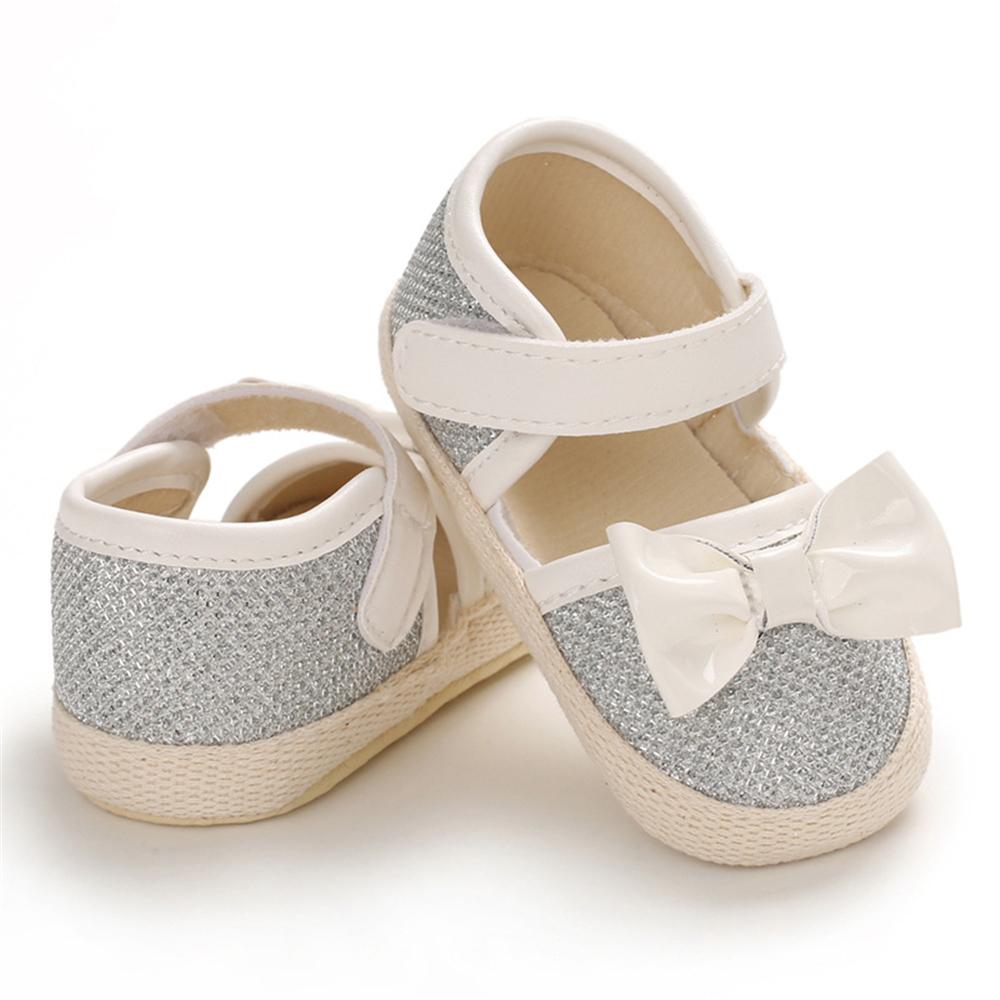 Girls Magic Tape Bow Decor Sandals Girls Shoes Wholesale