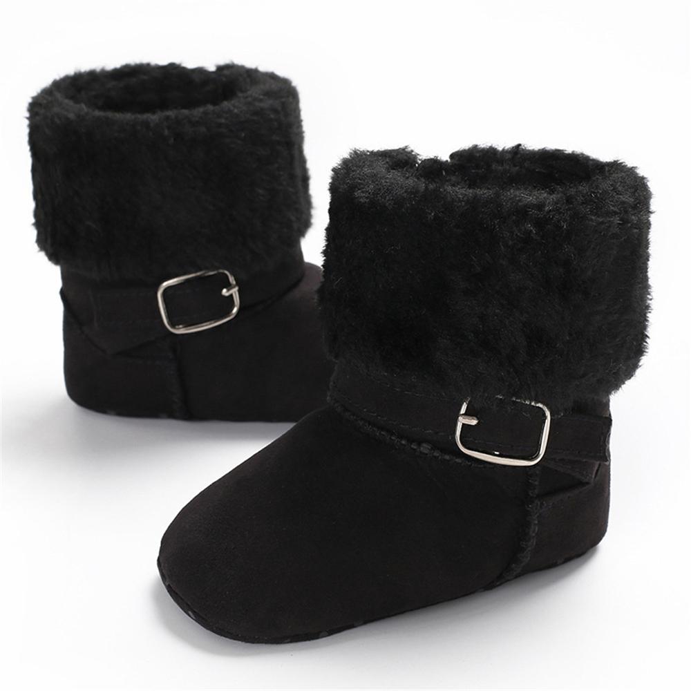 Baby Unisex Magic Tape Fur Winter Boots Wholesale