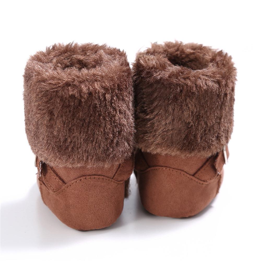 Baby Unisex Magic Tape Fur Winter Boots Wholesale