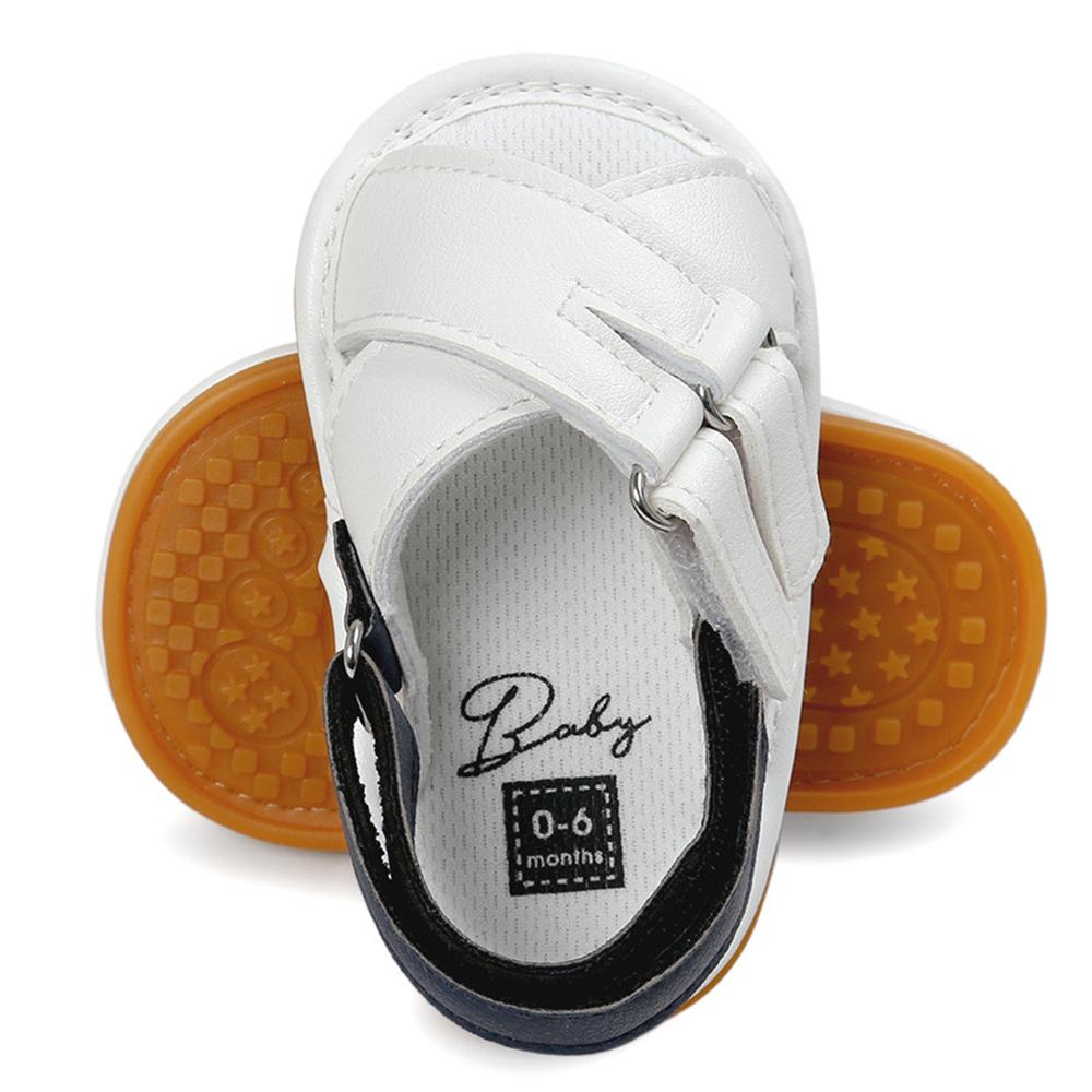 Baby Girls Magic Tape Open Toe PU Sandals Wholesale Kids Shoes