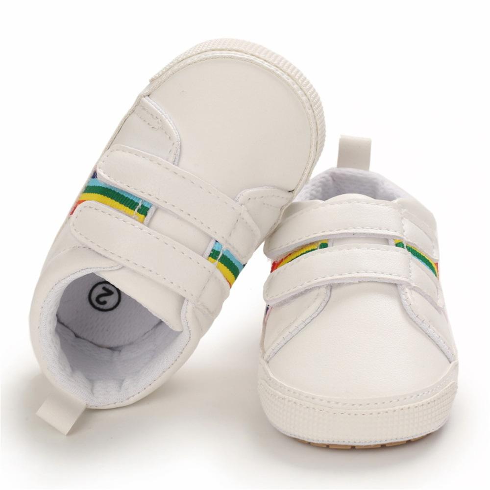 Baby Unisex Magic Tape PU Casual Shoes Children Shoes Wholesale