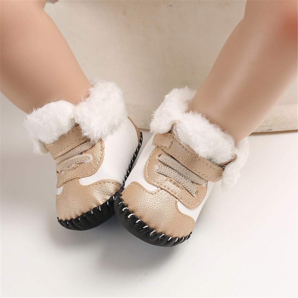 Baby Girls Magic Tape Warm Comfy Snow Boots