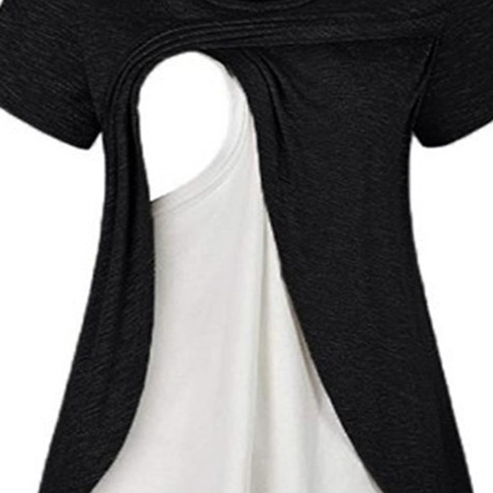 Maternity Short Sleeve Casual Nursing T-Shirts Whole Sale Maternity Clothes