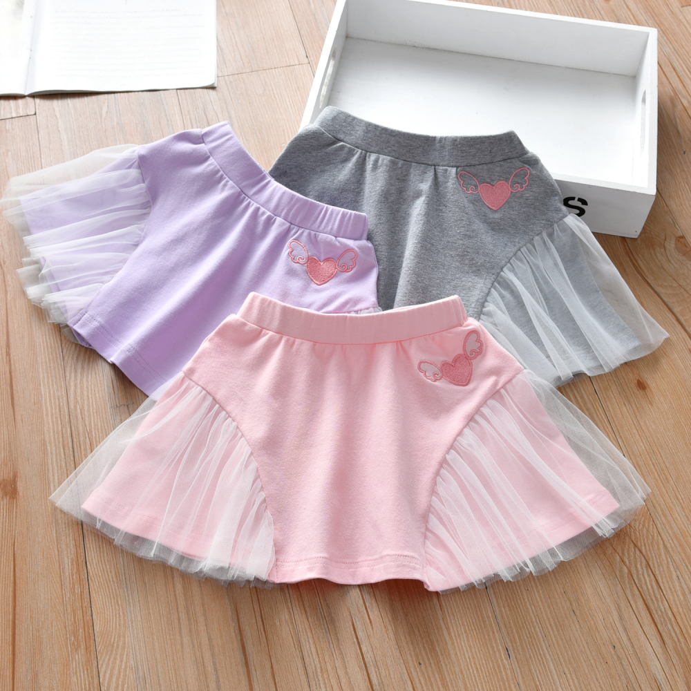 Girls Mesh Casual Skirt quality children's clothing wholesale