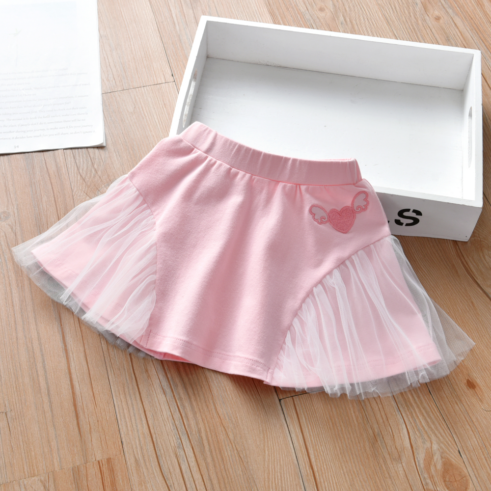 Girls Mesh Casual Skirt quality children's clothing wholesale