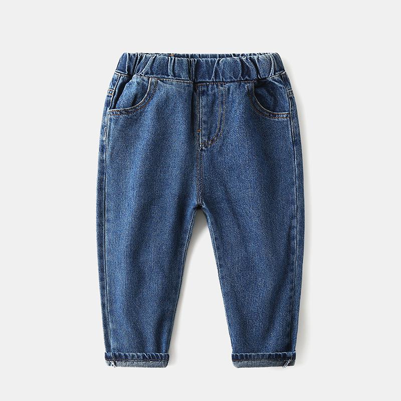 Mid-Waist Casual Jeans Boys Fashion Casual Pants Wholesale Childrens Clothing