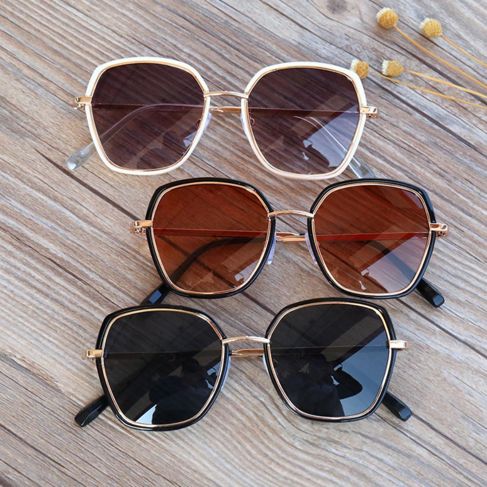 New Children's Semi-metal Frame Uv400 Anti-ultraviolet Sunglasses Wholesale Accessories