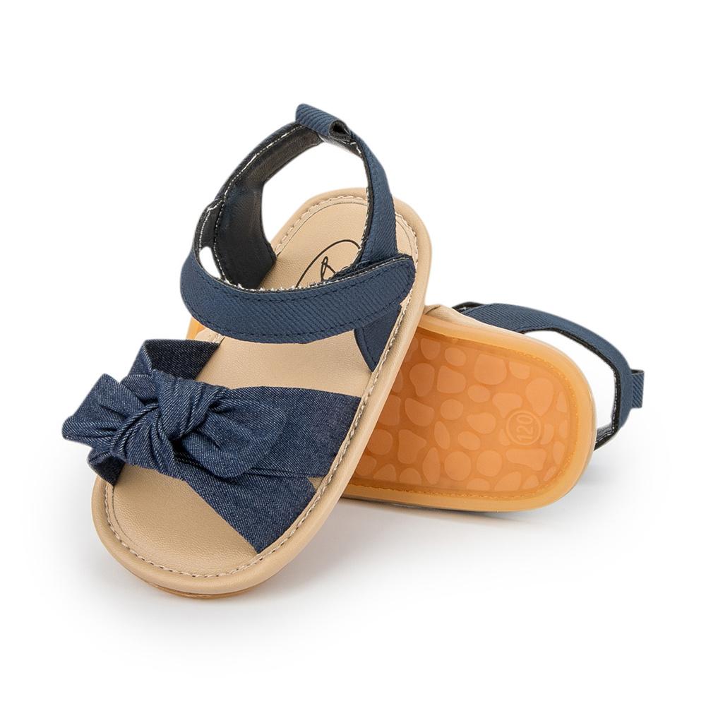 Baby Girls Non-Slip Bow Decor Sandals Children Shoes Wholesale