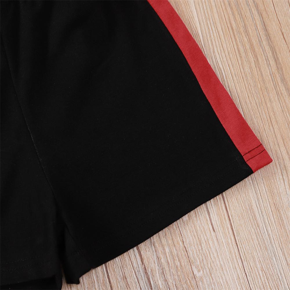 Boys Nothing Is Impossible Printed Color Block Short Sleeve Top & Shorts children clothing vendors