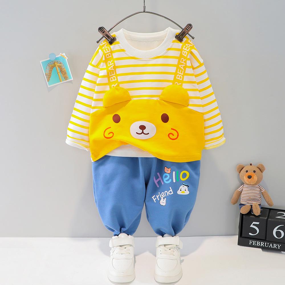 Baby Boys Spring/Autumn Long-sleeve Korean Style Set Baby Boutique Clothing Wholesale