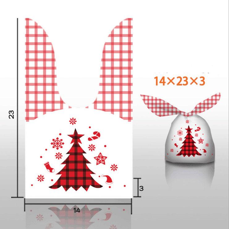 MOQ 100pcs Christmas Print Random Packing Bag Wholesale