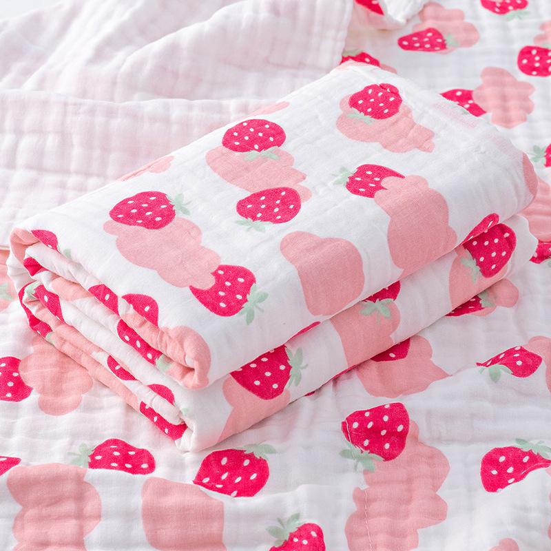 MOQ 2PCS High-density cotton bath towel gauze towel quilt baby blanket bath towel Wholesale