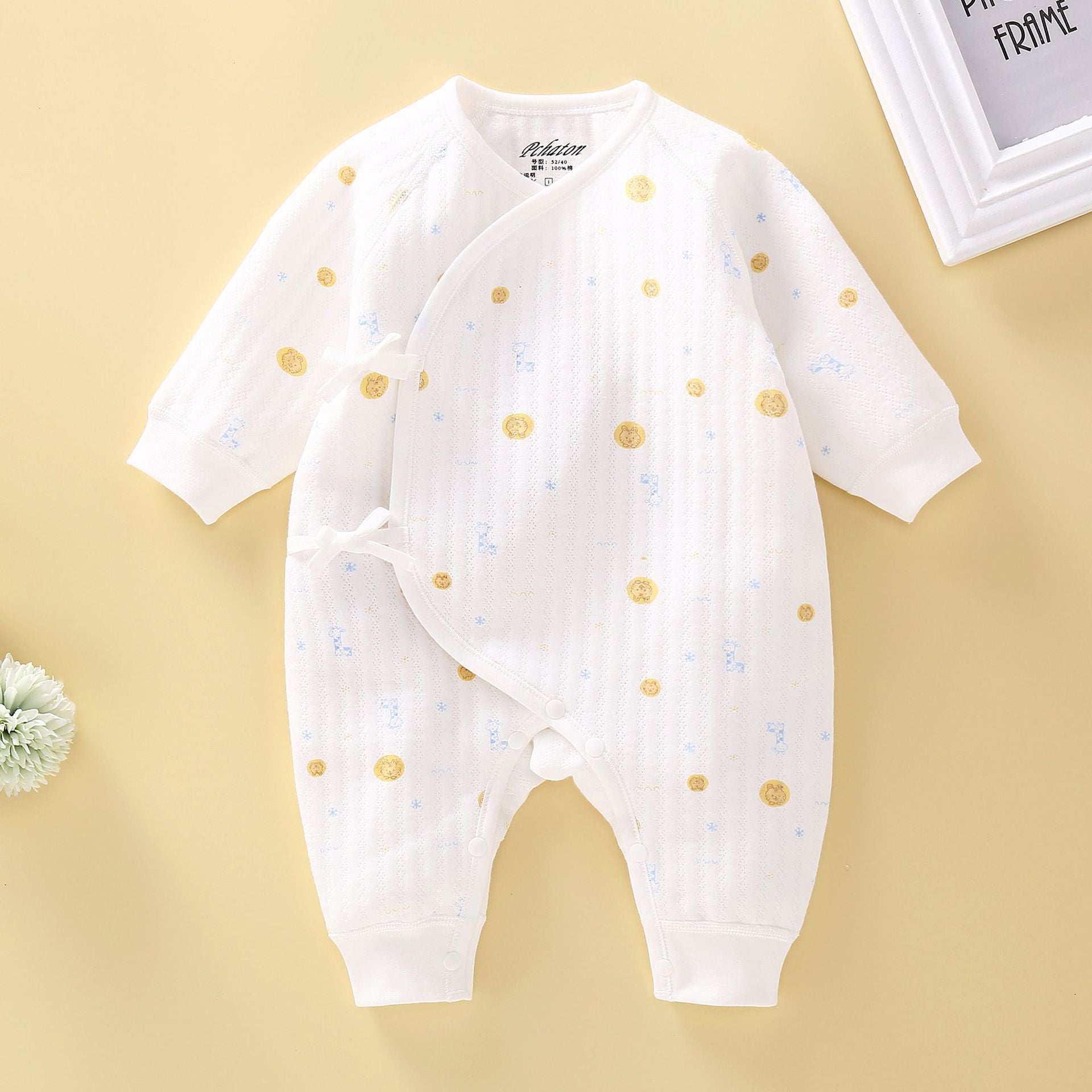 Newborn Baby Padded Three-layer Warm Romper Baby Wholesales