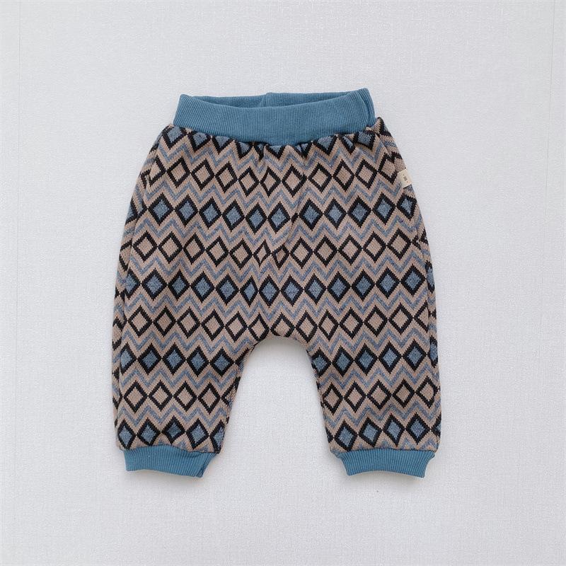 Baby Boys Autumn Korean Knitted Woolen Pants Wholesale Clothing Baby