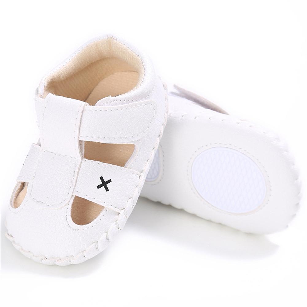 Baby PU Hollow-out Magic Tape Non-Slip Sandals Wholesale Baby Shoes