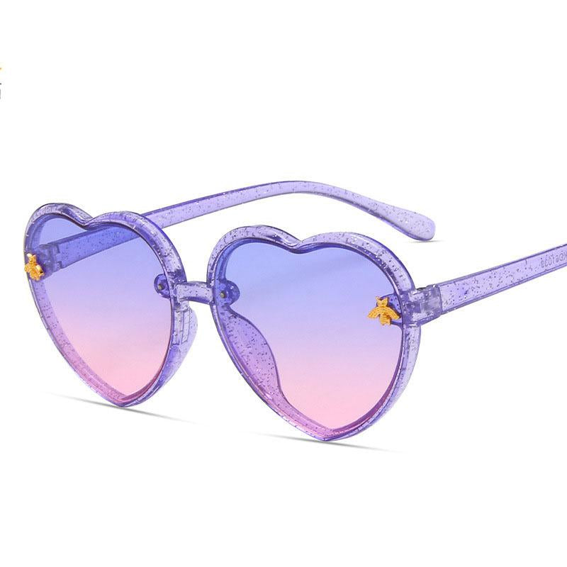 MOQ 5PCS Girls Heart Design Sunglasses Wholesale