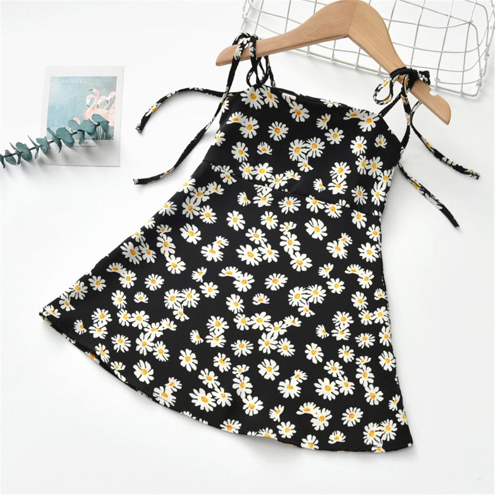 Parent-Child Floral Printed Sling Dresses mommy and me wholesale