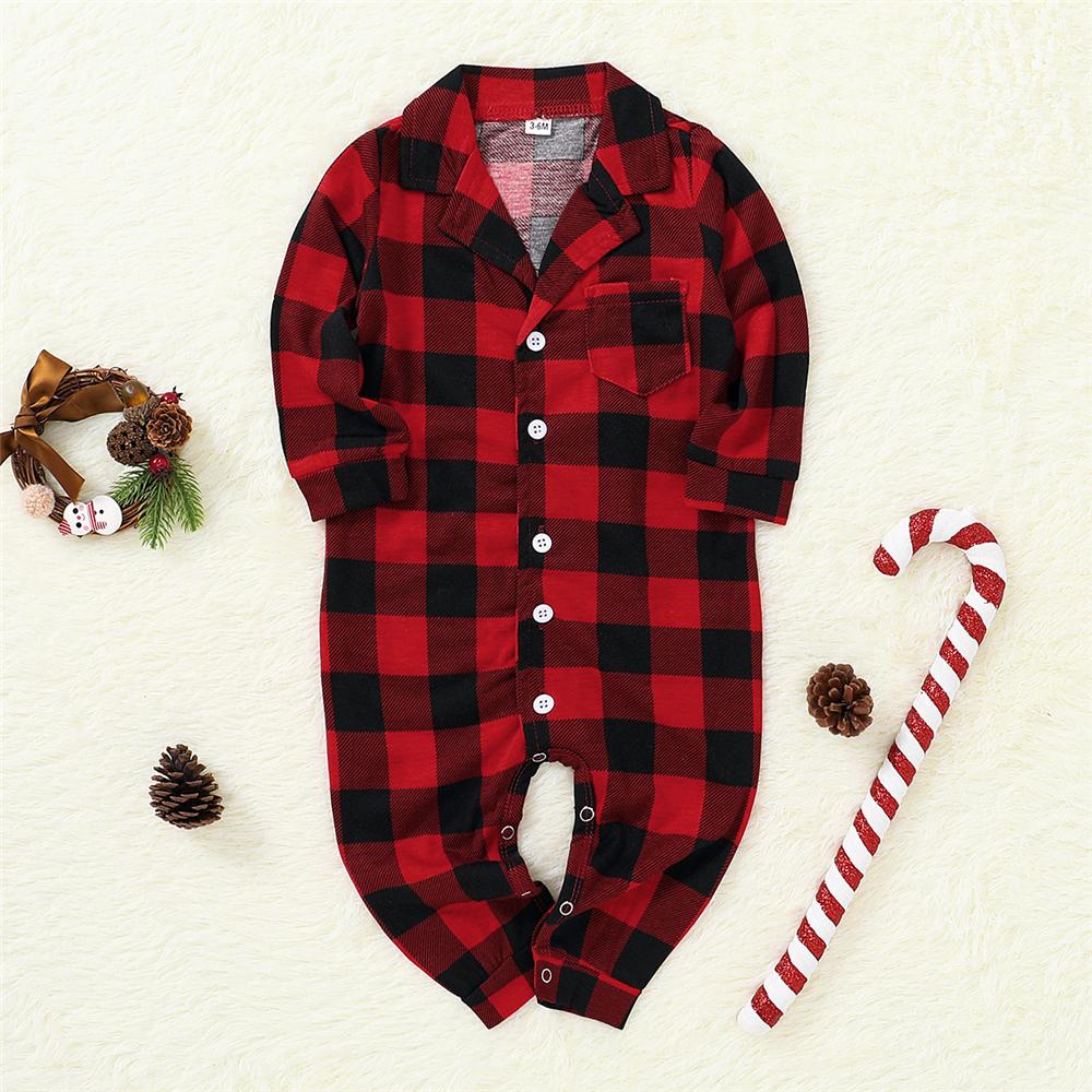 Parent-Child Plaid Long Sleeve Cardigan Sets Mommy And Me Wholesale