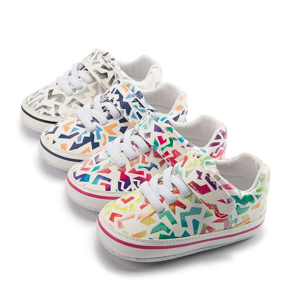 Baby Unisex Pattern Printed Lace Up Fashion Toddler Shoes Toddler Shoes Wholesale